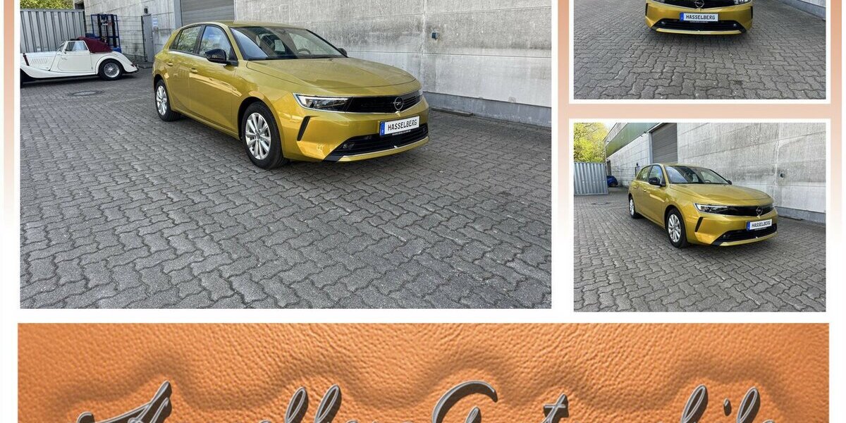 Opel Astra L INITIALE in AMBER Kult Gelb Metallic 3.000 km 19.999 &euro; Hamburg 22339