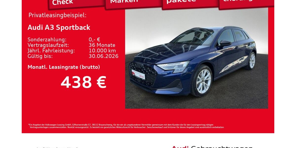 Audi A3 1.010 km 35.770 &euro; Hamburg 22419