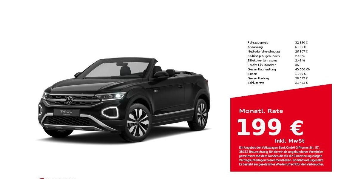 VW T-Roc 3.260 km 32.380 &euro; Bad Oldesloe 23843