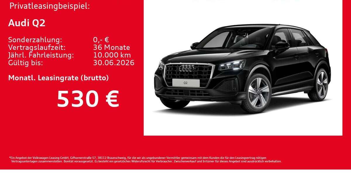 Audi Q2 1.890 km 38.550 &euro; Hamburg 20537