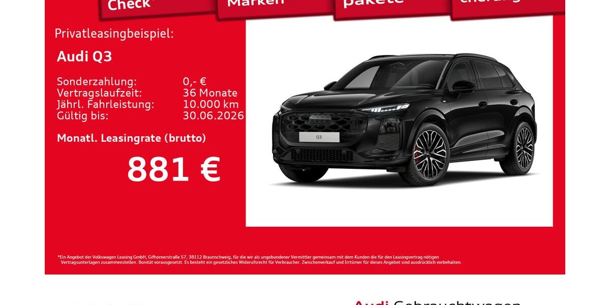 Audi Q3 1.895 km 67.455 &euro; Hamburg 22529