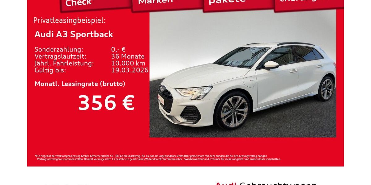 Audi A3 8.893 km 39.450 &euro; Hamburg 22529