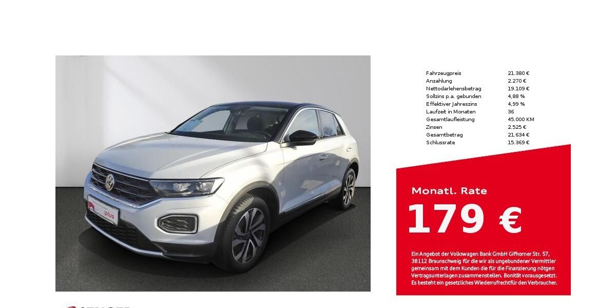 VW T-Roc 67.200 km 20.480 &euro; Bad Oldesloe 23843