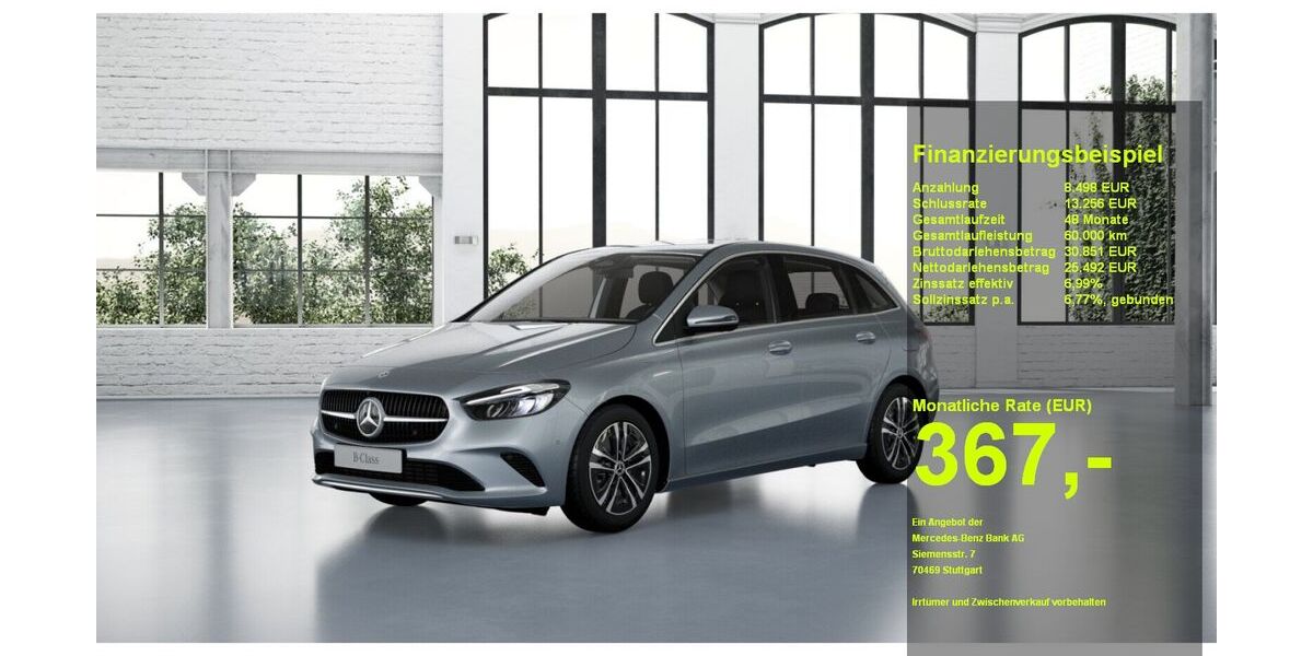 Mercedes-Benz B 250 4.200 km 33.690 &euro; Rellingen 25462