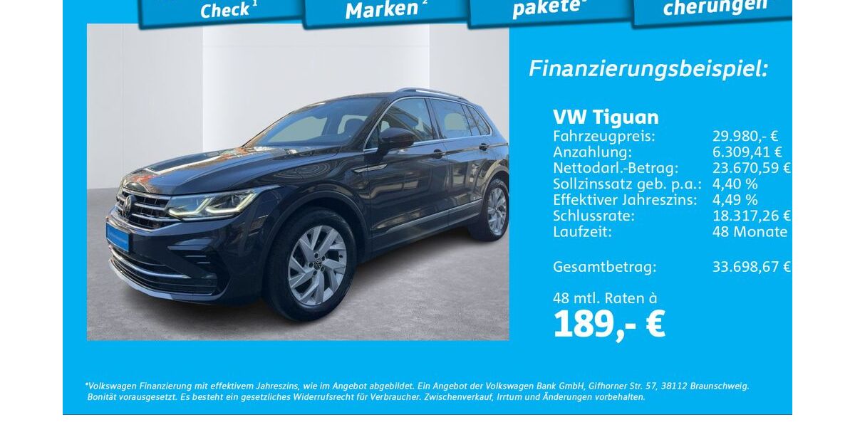 VW Tiguan 68.125 km 29.450 &euro; Hamburg 22111