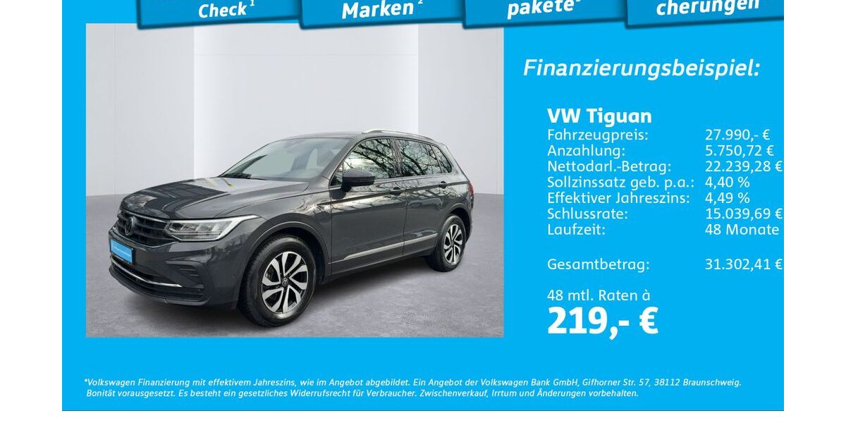 VW Tiguan 69.261 km 26.990 &euro; Glinde 21509
