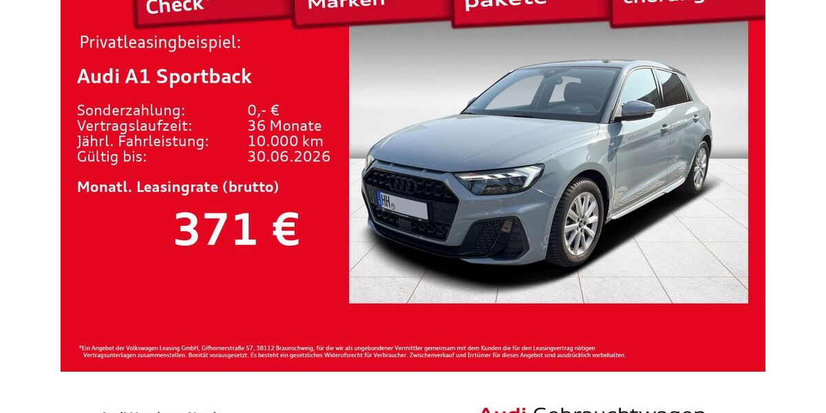 Audi A1 1.006 km 29.420 &euro; Hamburg 22419