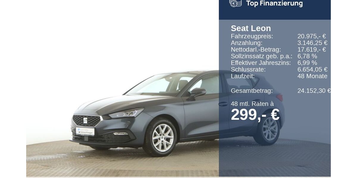 Seat Leon 53.706 km 20.975 &euro; Wedel 22880