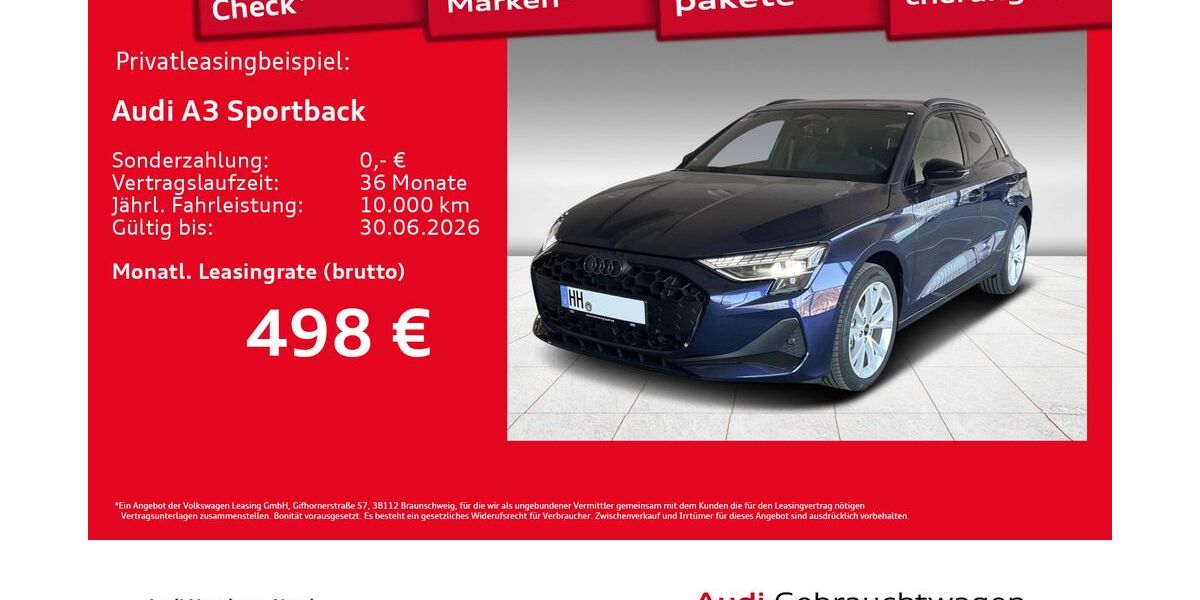 Audi A3 1.899 km 37.790 &euro; Hamburg 22419