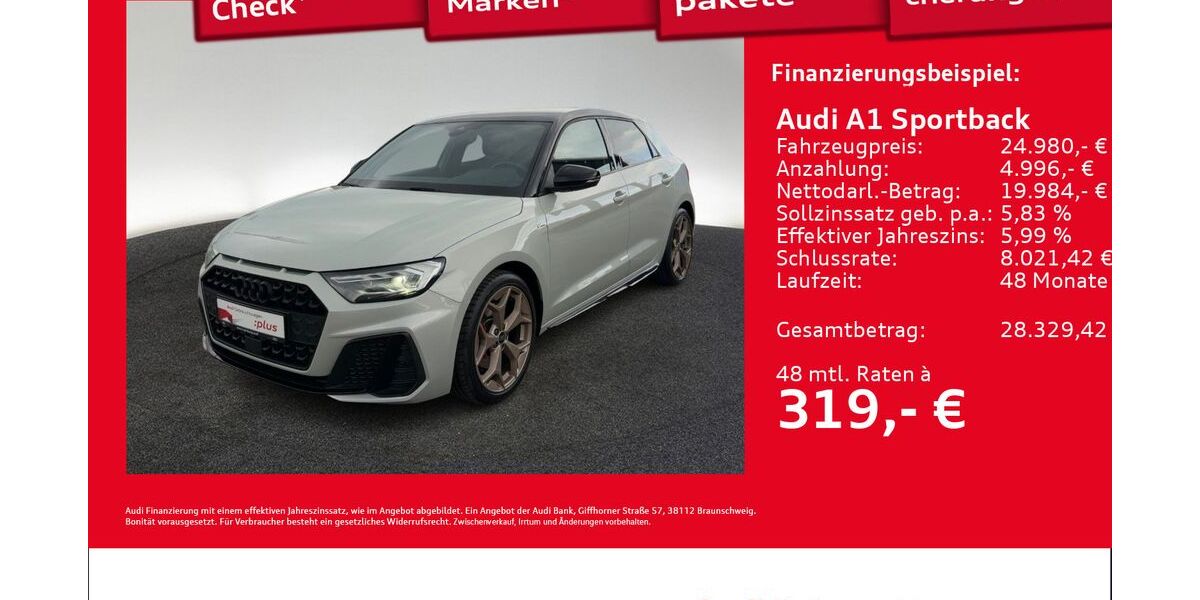 Audi A1 38.296 km 24.980 &euro; Hamburg 22419