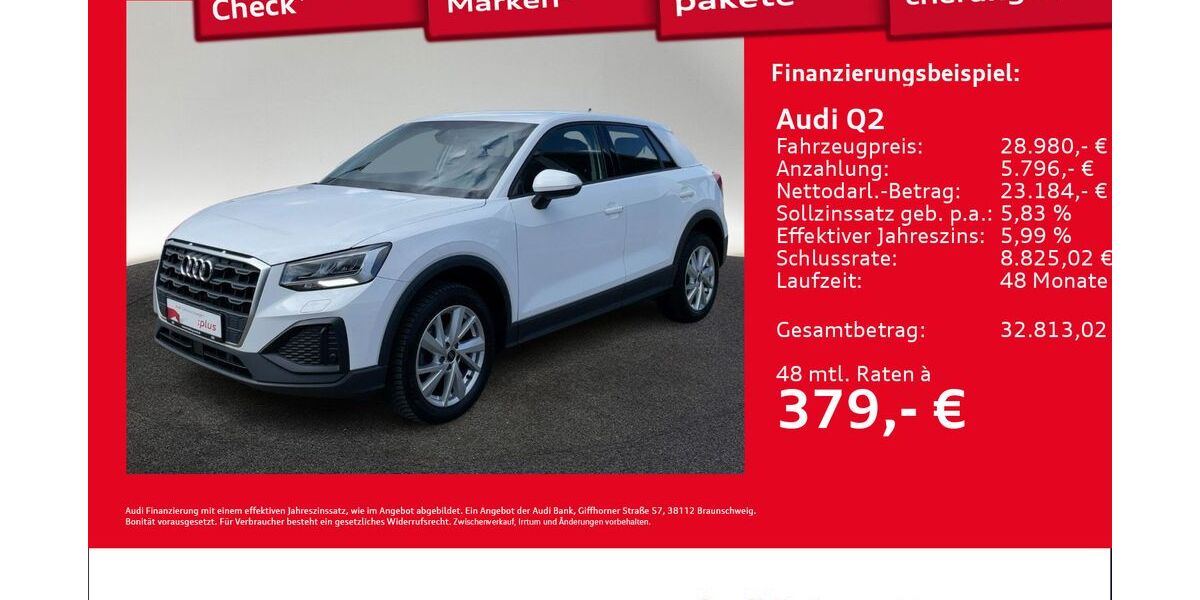 Audi Q2 35.885 km 28.980 &euro; Hamburg 22419
