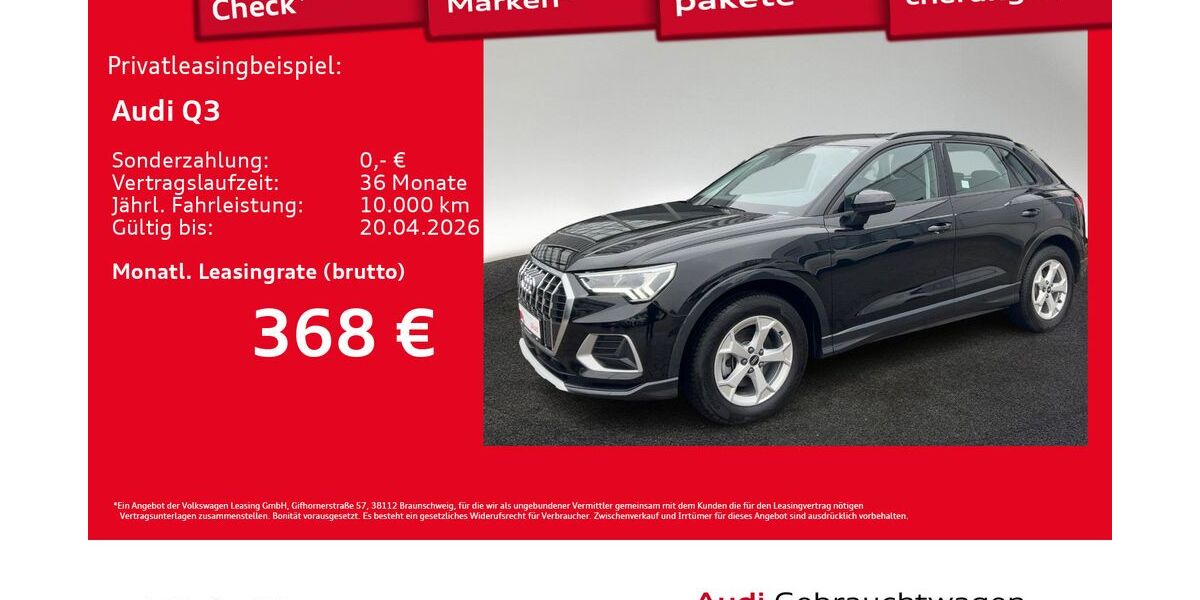 Audi Q3 13.448 km 39.930 &euro; Hamburg 22529