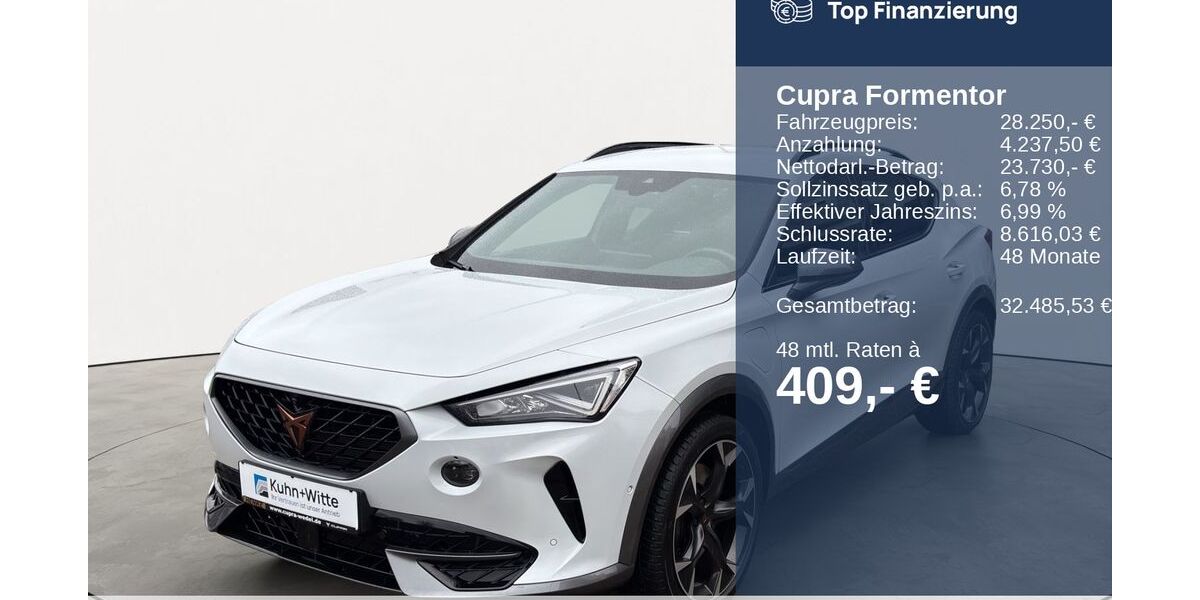 Cupra Formentor 29.250 km 27.475 &euro; Wedel 22880