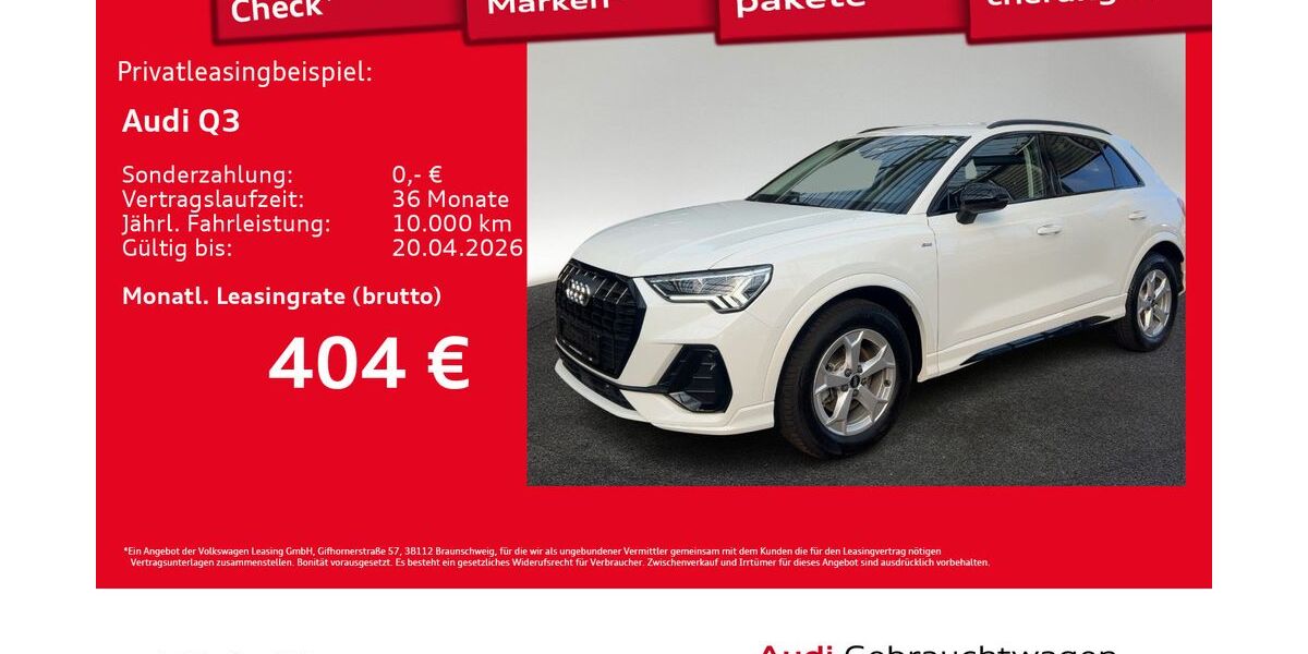 Audi Q3 6.305 km 41.940 &euro; Hamburg 22529