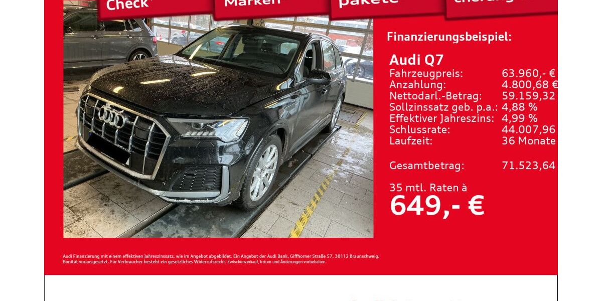 Audi Q7 21.738 km 63.960 &euro; Hamburg 22419