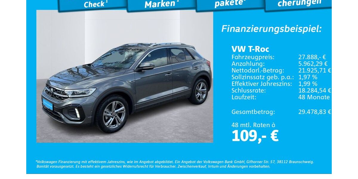 VW T-Roc 8.774 km 27.888 &euro; Hamburg 22303