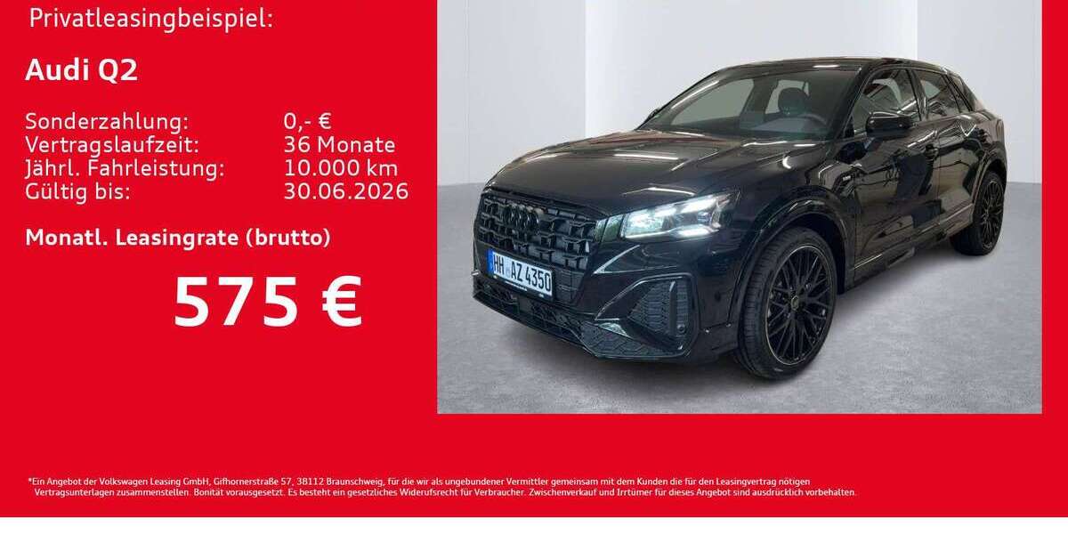 Audi Q2 1.890 km 41.540 &euro; Hamburg 20537