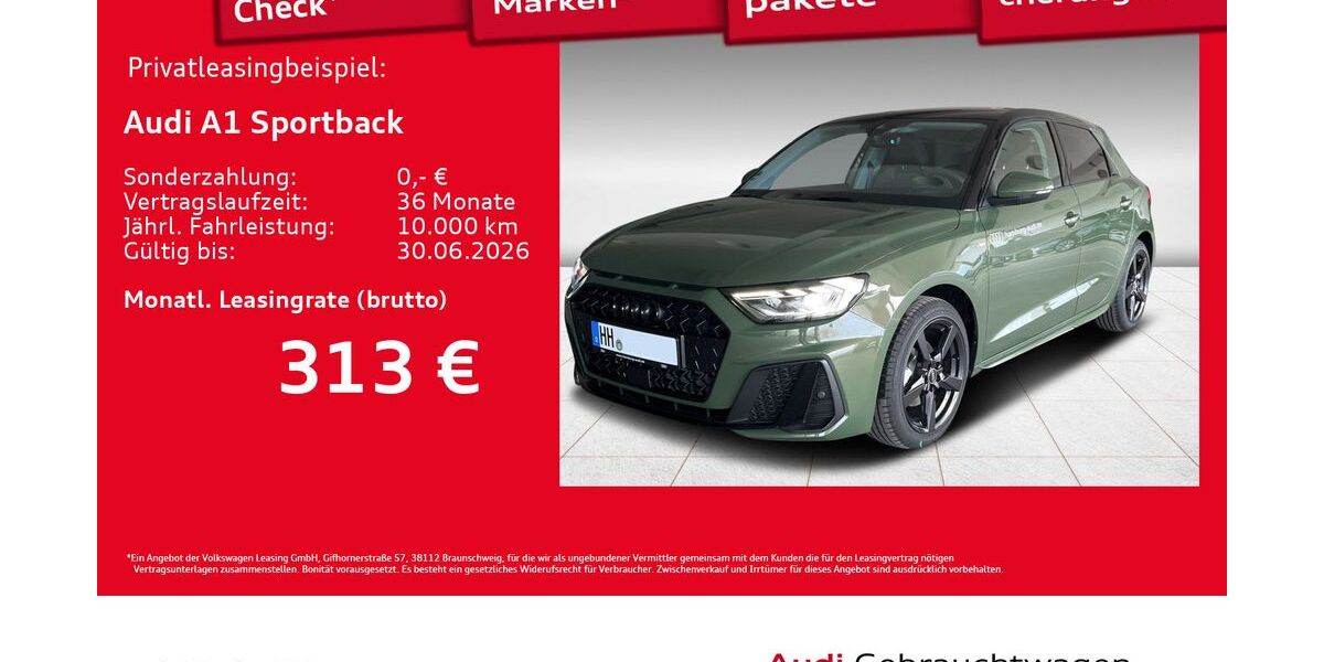 Audi A1 1.890 km 27.960 &euro; Hamburg 20537